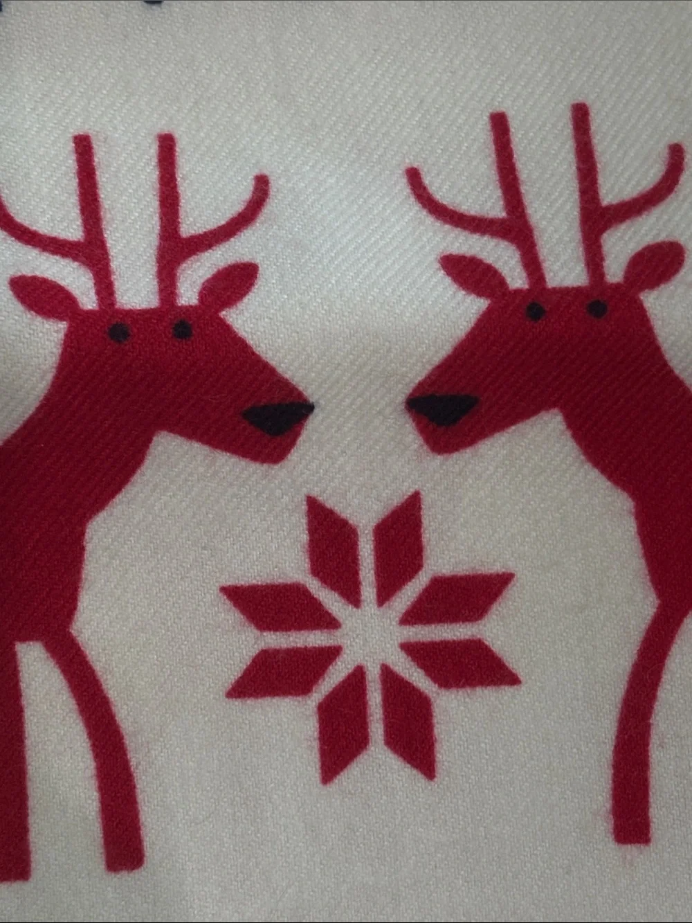 NWOT Hanna Andersson Christmas Reindeer Pajama Pants 100% Cotton Size S